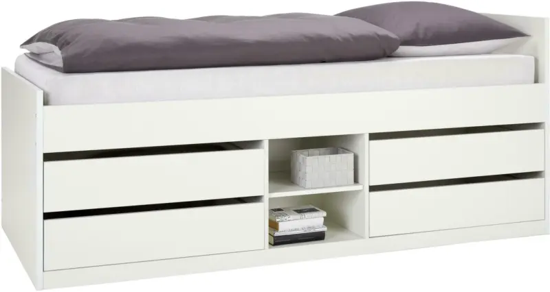 Bett in Weiß ca. 90x200cm