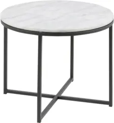 Beistelltisch in Weiss 'Cross'