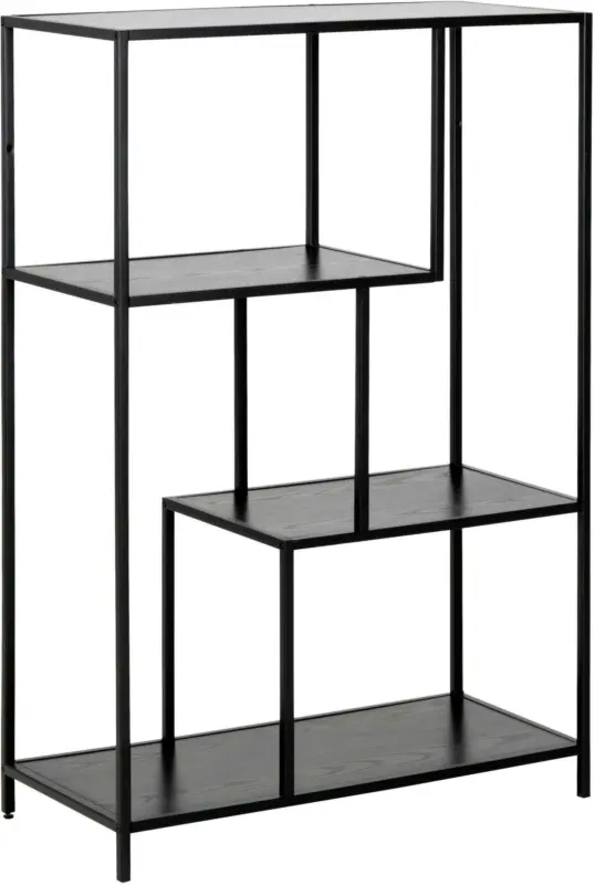 Regalelement in Schwarz 'Seaford'