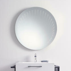 Wandspiegel Silberfarben inkl. LED 'Mirror Switch'