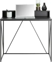 Schreibtisch in Schwarz