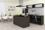 mömax Villach - Ihr Trendmöbelhaus in Villach Inselküche in Schwarz mit E-Geräten 'Premium'