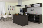 mömax Villach - Ihr Trendmöbelhaus in Villach Inselküche in Schwarz mit E-Geräten 'Premium'