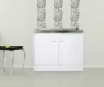 mömax Dornbirn - Ihr Trendmöbelhaus in Dornbirn Miniküche in Weiss mit Glas- keramikkochfeld 'Pantry'