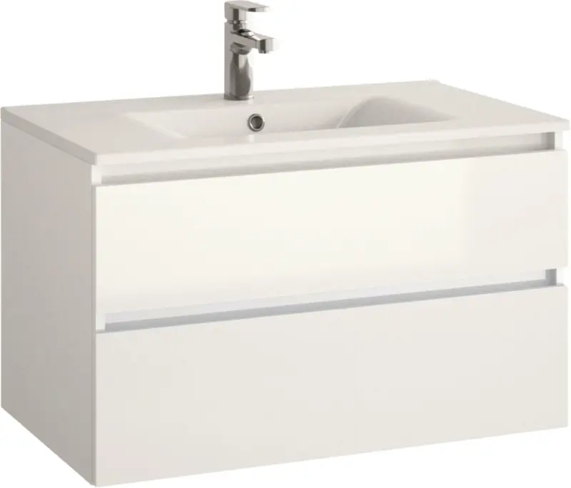 Allibert Badezimmer in Weiss 'Alma'mit Keramikbecken
