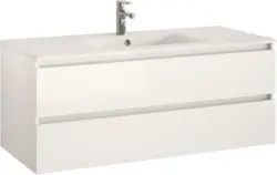 Allibert Badezimmer in Weiss 'Alma'mit Keramikbecken