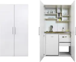 Schrankküche 'Economy' , weiß