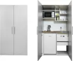 mömax Schrankküche 'Economy' , silber
