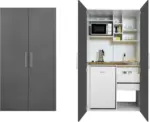 mömax Schrankküche 'Economy' , grau