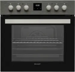 Einbauherd in Schwarz 'SHARP'