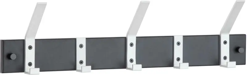 Garderobenliste Pat 5 in Schwarz