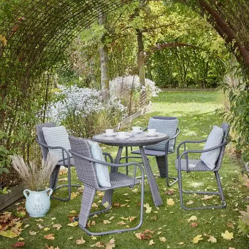 Gartengarnitur 'Christina', grau