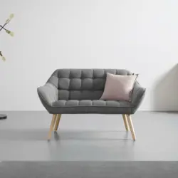 Sofa 'Monique', hellgrau