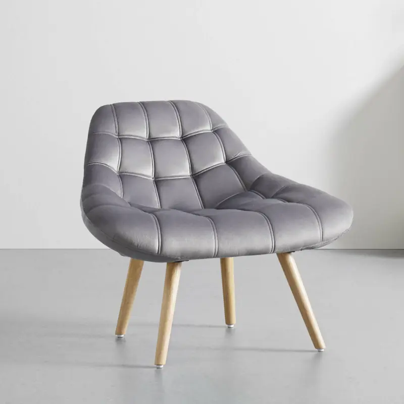 Sessel 'Catharina', grau