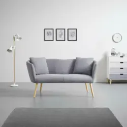 Sitzbank 'Svenja' inkl. Kissen, grau