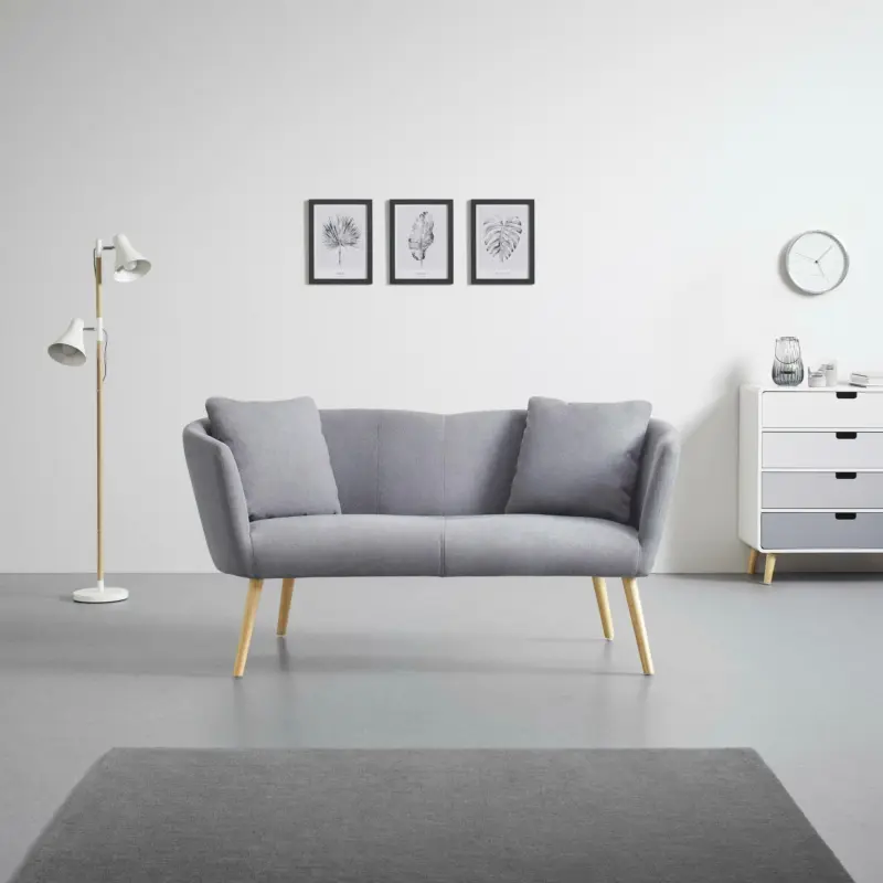 Sitzbank 'Svenja' inkl. Kissen, grau