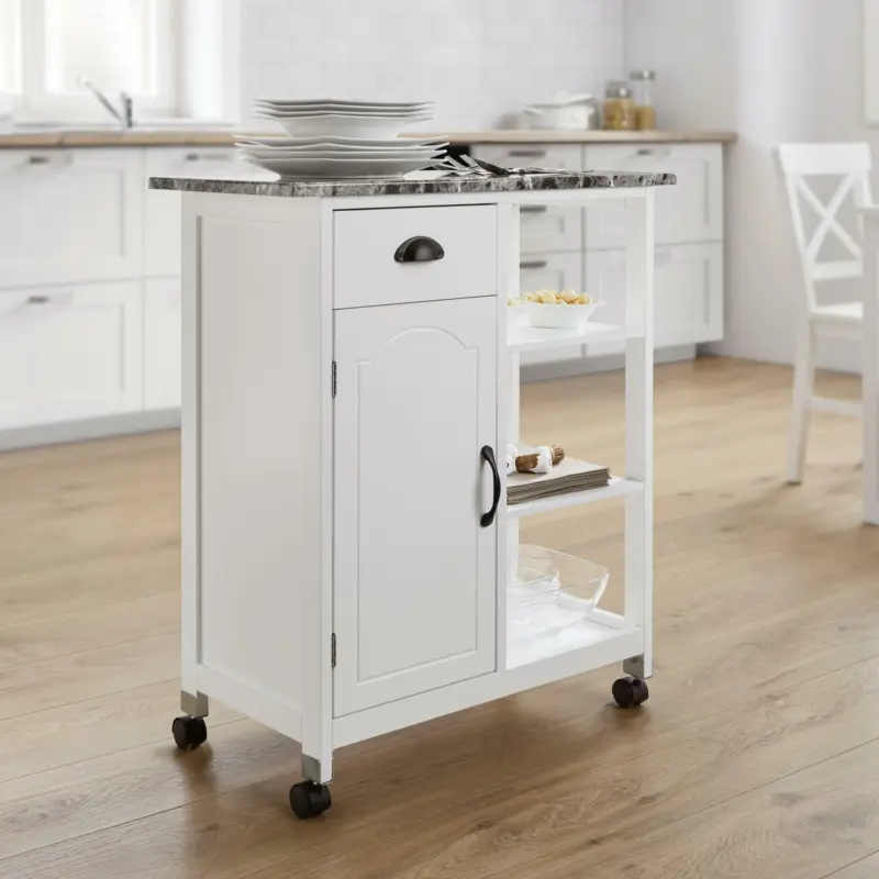 Servierwagen 'Finlay', weiß