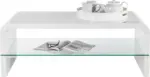 mömax Couchtisch in Hochglanz Weiß
