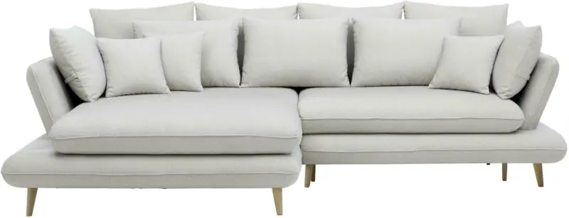 Wohnlandschaft in Hellgrau