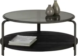 Couchtisch aus Mangoholz Ø ca. 86cm