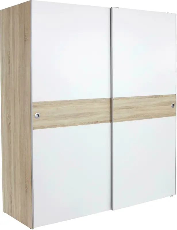 Schwebet&uuml;renschrank in Weiss/ Sonoma Eiche 'Wiki'
