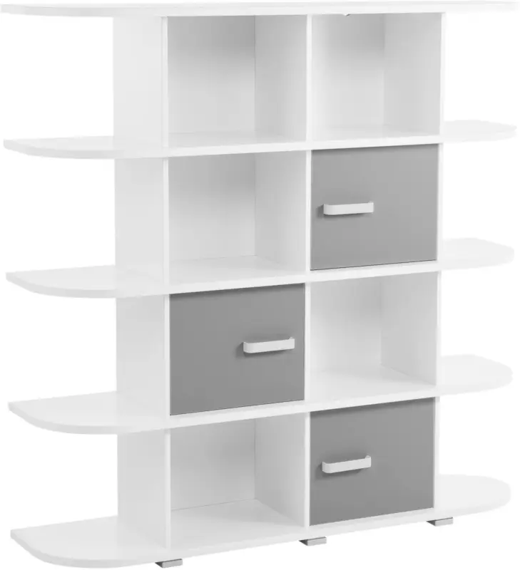 Regal in Grau/Weiss 'Yoris'