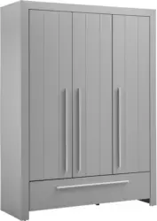 Kleiderschrank in Grau 'Nikola'