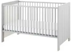 Gitterbett in Grau 'Nikola'