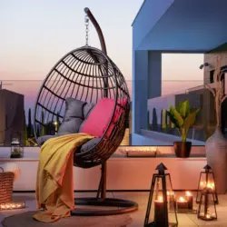 Hängesessel Sava in Anthrazit