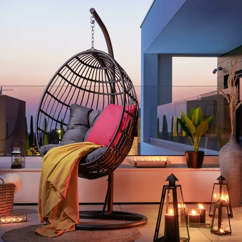 Hängesessel Sava in Anthrazit