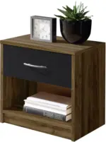 mömax Nachtkästchen 'Base' , dunkelbraun