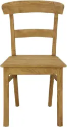 Stuhl aus Teakholz massiv