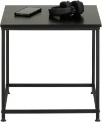 Beistelltisch aus Metall in Schwarz