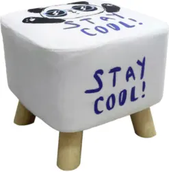 Hocker mit Bärenmotiv