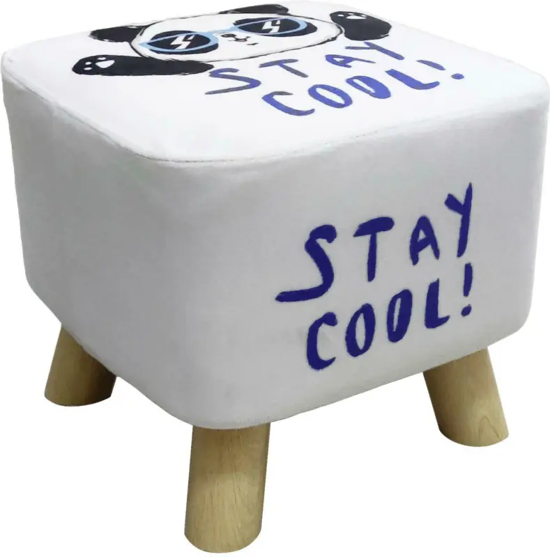 Hocker mit Bärenmotiv