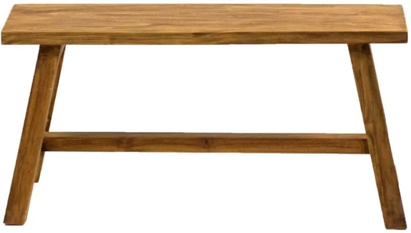 Sitzbank aus Mahagoni massiv