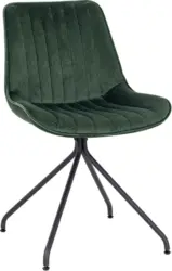 Stuhl aus Samt in Grün
