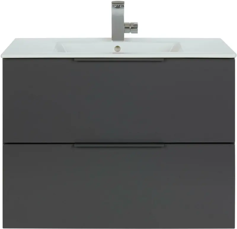 Waschtischkombi in Anthrazit