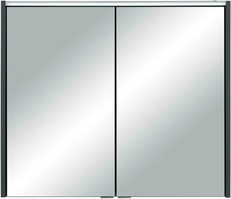 Spiegelschrank in Anthrazit inkl. Beleuchtung