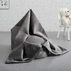 SITZSACK in dunkelgrau 'Capri'