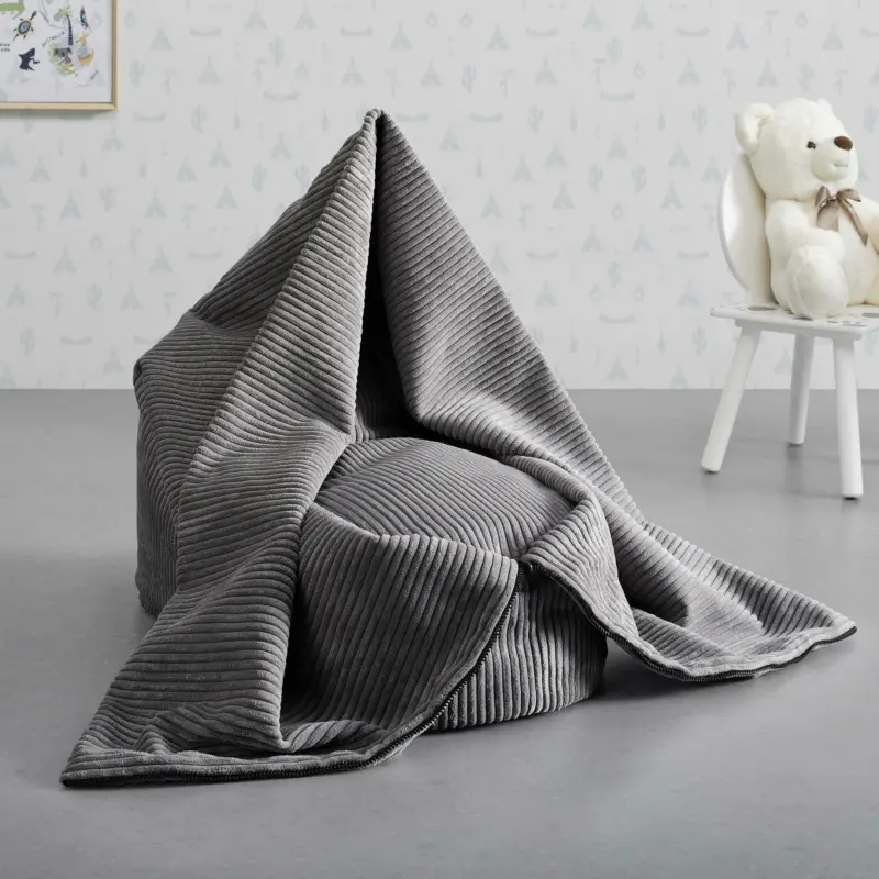 SITZSACK in dunkelgrau 'Capri'