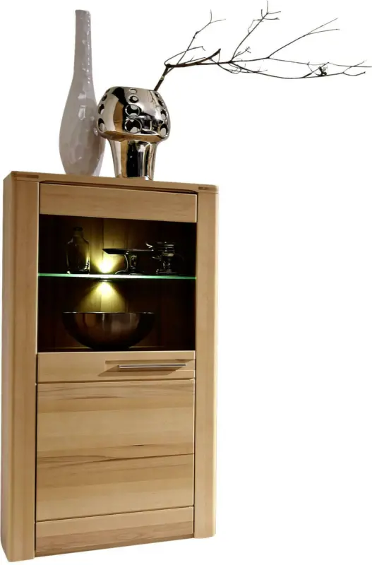 Vitrine 'Nature Plus' , aus Kernbuche