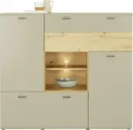 mömax Highboard in Eichefarben