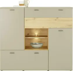 Highboard in Eichefarben