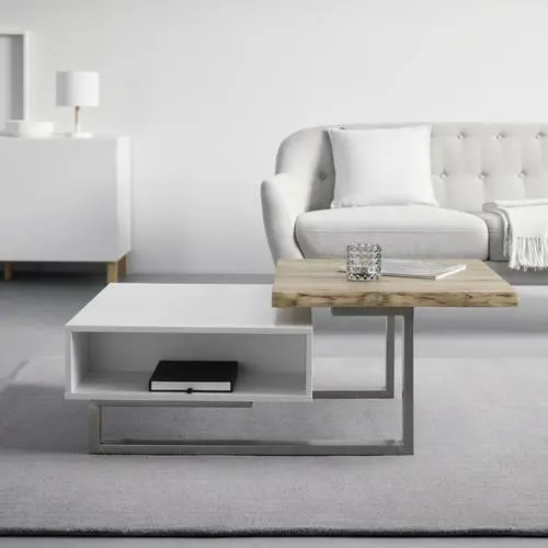 Couchtisch 'Carlos' ca. 110x61cm, weiß