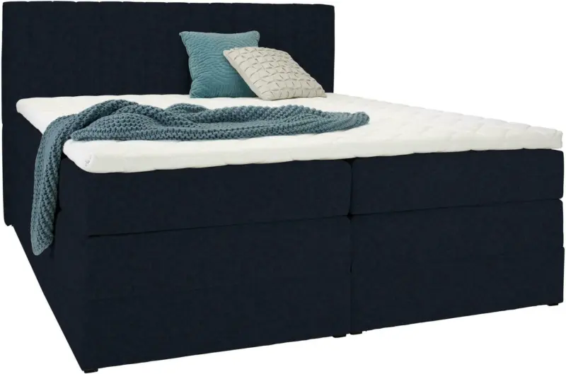 Boxspringbett in Schwarz ca. 180x200cm