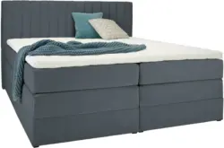 Boxspringbett in Dunkelgrau ca. 180x200cm