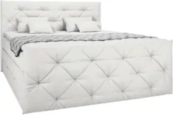 Boxspringbett in Weiß ca. 180x200cm