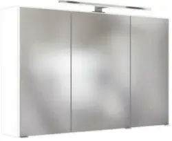 Spiegelschrank in Weiss mit LED 'Pienza'