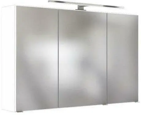 Spiegelschrank in Weiss mit LED 'Pienza'